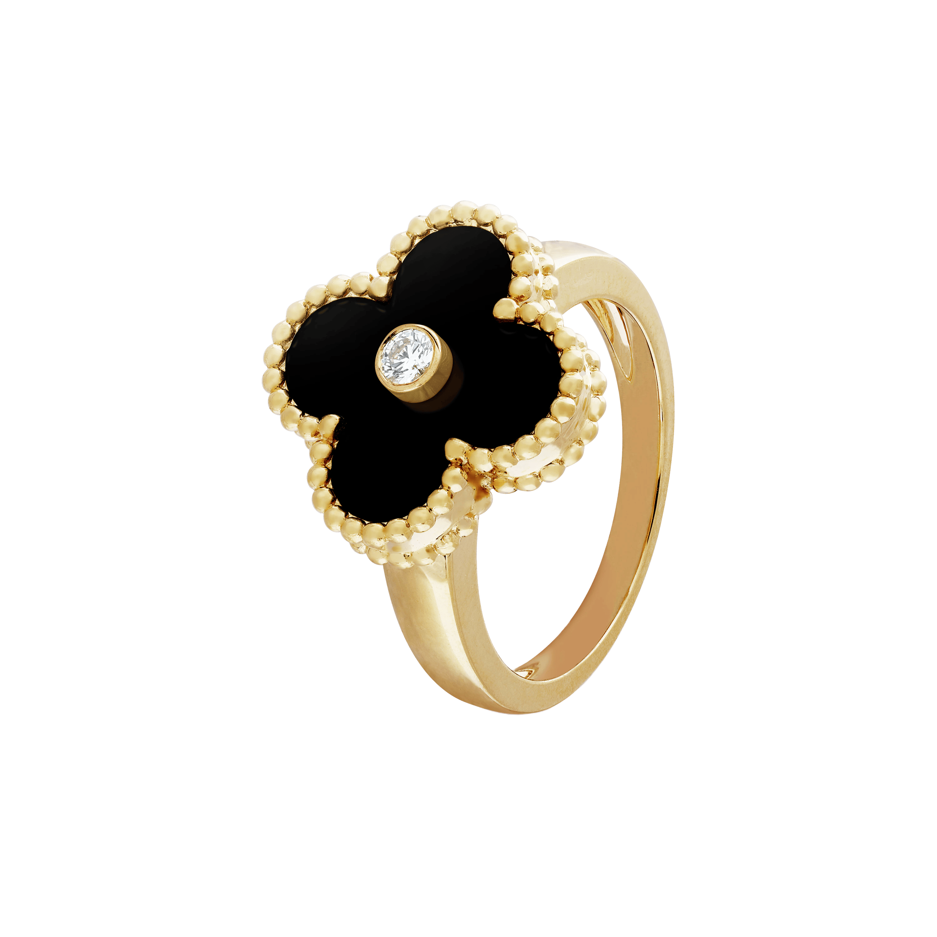 Clover ring - 1 Stones
