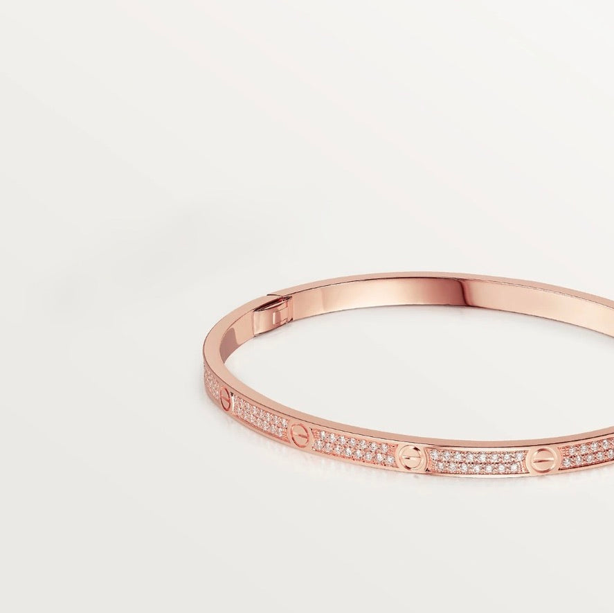 LOVE bracelet, Small Model - Paved