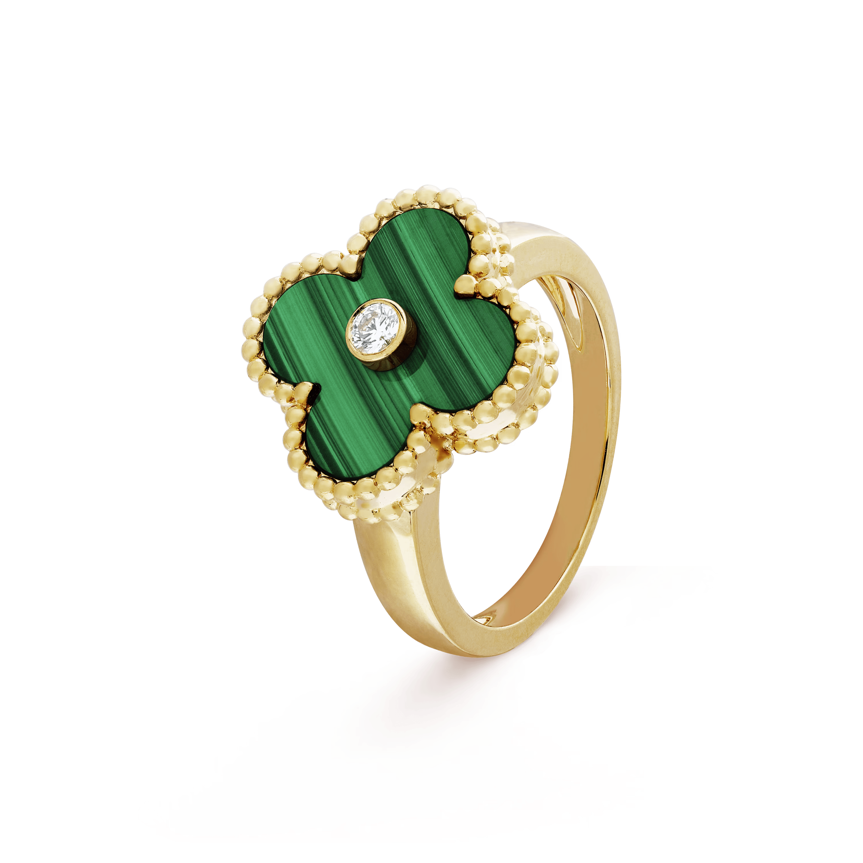 Clover ring - 1 Stones