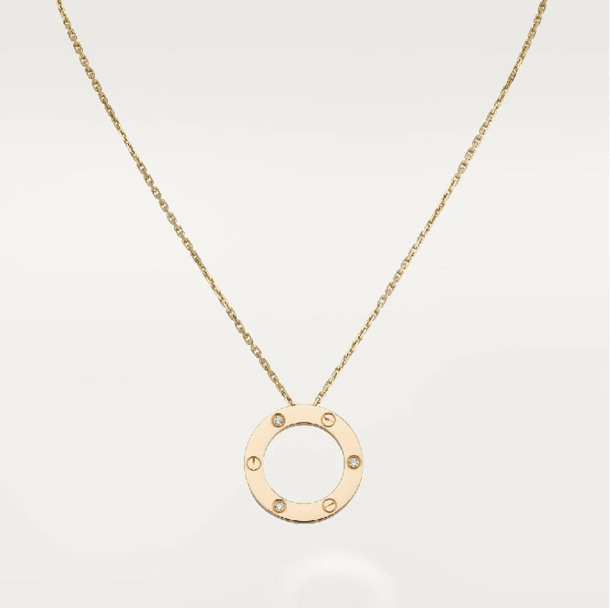 LOVE necklace - 3 stones