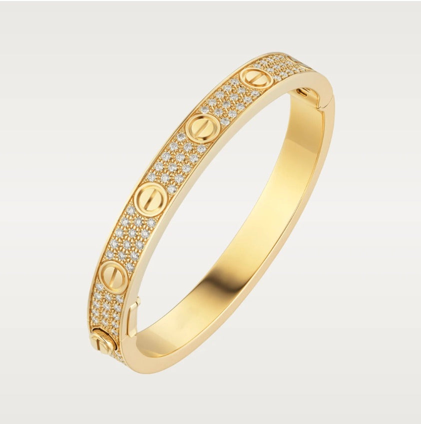 LOVE bracelet - Paved