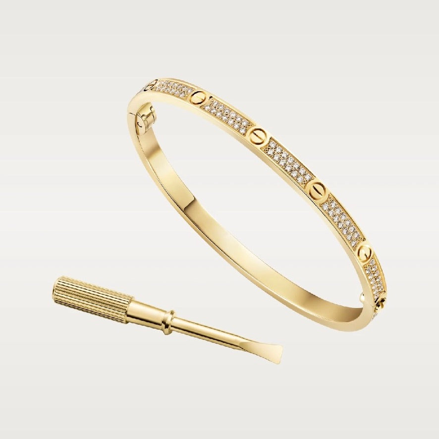 LOVE bracelet, Small Model - Paved