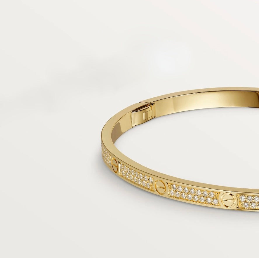 LOVE bracelet, Small Model - Paved