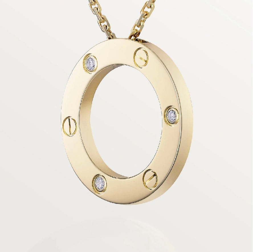 LOVE necklace - 3 stones